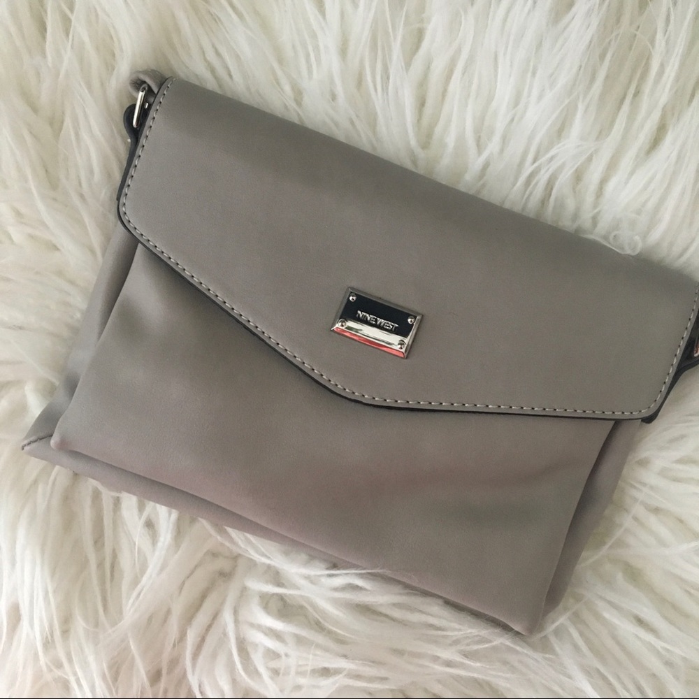NINE WEST Gray Cross Body